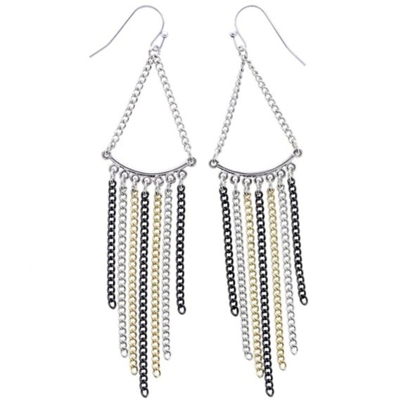 3/$20 Catherines gold and silver chain dangles - Picture 2 of 2